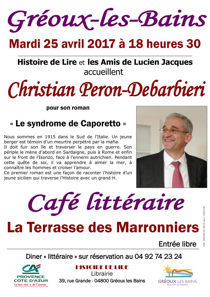 Café littéraire Gréoux les Bains
